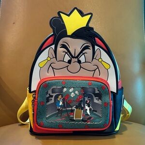 Loungefly Disney Villains - Queen of Hearts Mini Backpack - Alice in Wonderland